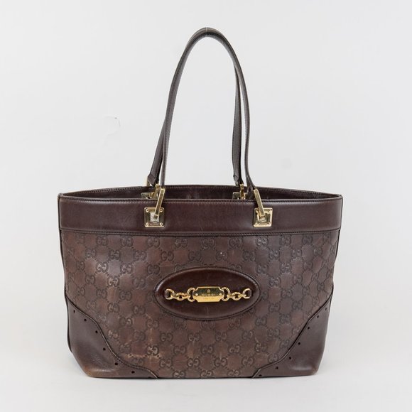 Gucci Medium Guccissima Punch Tote - Picture 1 of 8